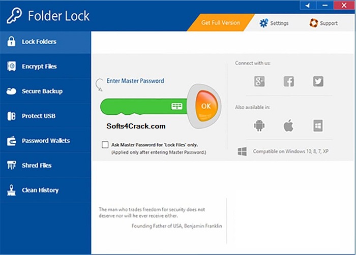 Folder Lock 7 Crack With Serial Key Full Version Free Download [2022]