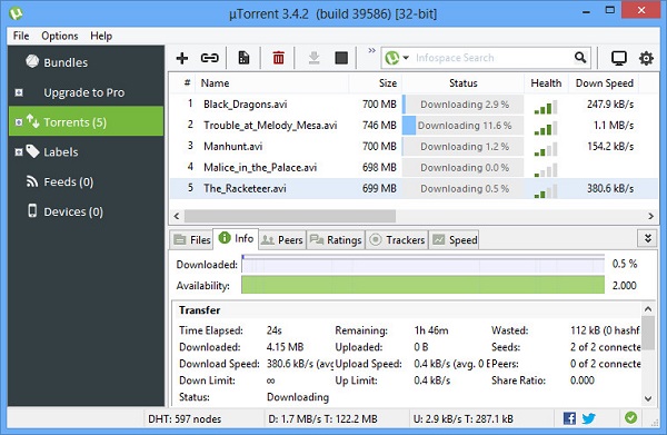 UTorrent Pro Crack 3.6.6 Build 44841 For PC Download 2022