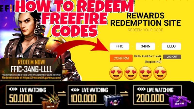 Free Fire Redeem Code Generator Free For Lifetime 2022